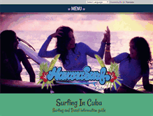 Tablet Screenshot of havanasurf-cuba.com